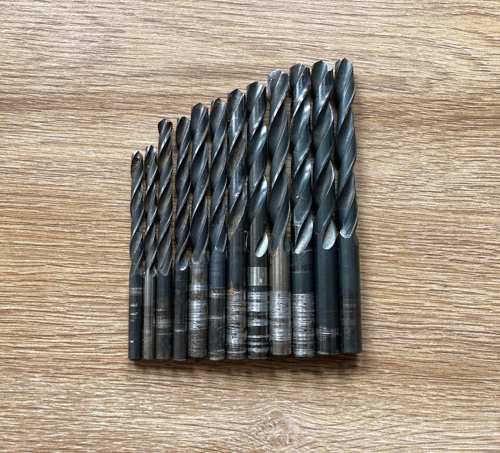 Diverse metaalboren (HSS) - 12 stuks, Ophalen of Verzenden, Gebruikt, Overige typen