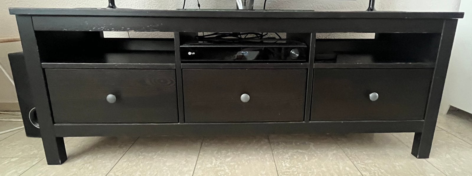 Tv meubel Hemnes Ikea, Huis en Inrichting, Ophalen, Gebruikt, 100 tot 150 cm, Minder dan 100 cm