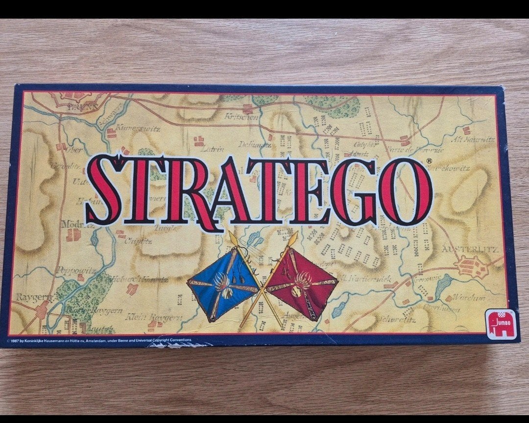 Stratego Jumbo bordspel - Klassiek strategie spel 1987, Hobby en Vrije tijd, Gezelschapsspellen | Bordspellen, Een of twee spelers