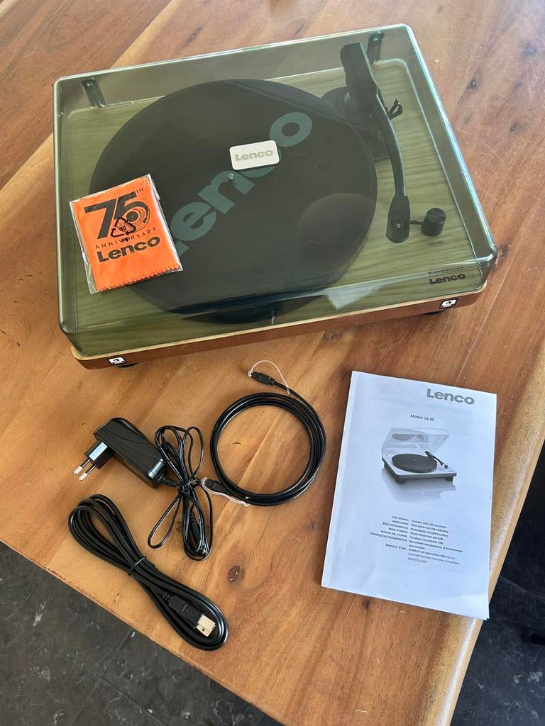Lenco LS-50, Ophalen of Verzenden, Zo goed als nieuw, Platenspeler, Overige merken