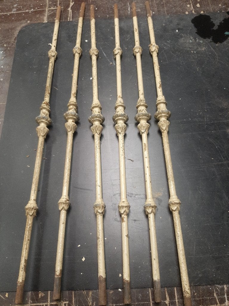 Gietijzeren trapspijlen, Ophalen