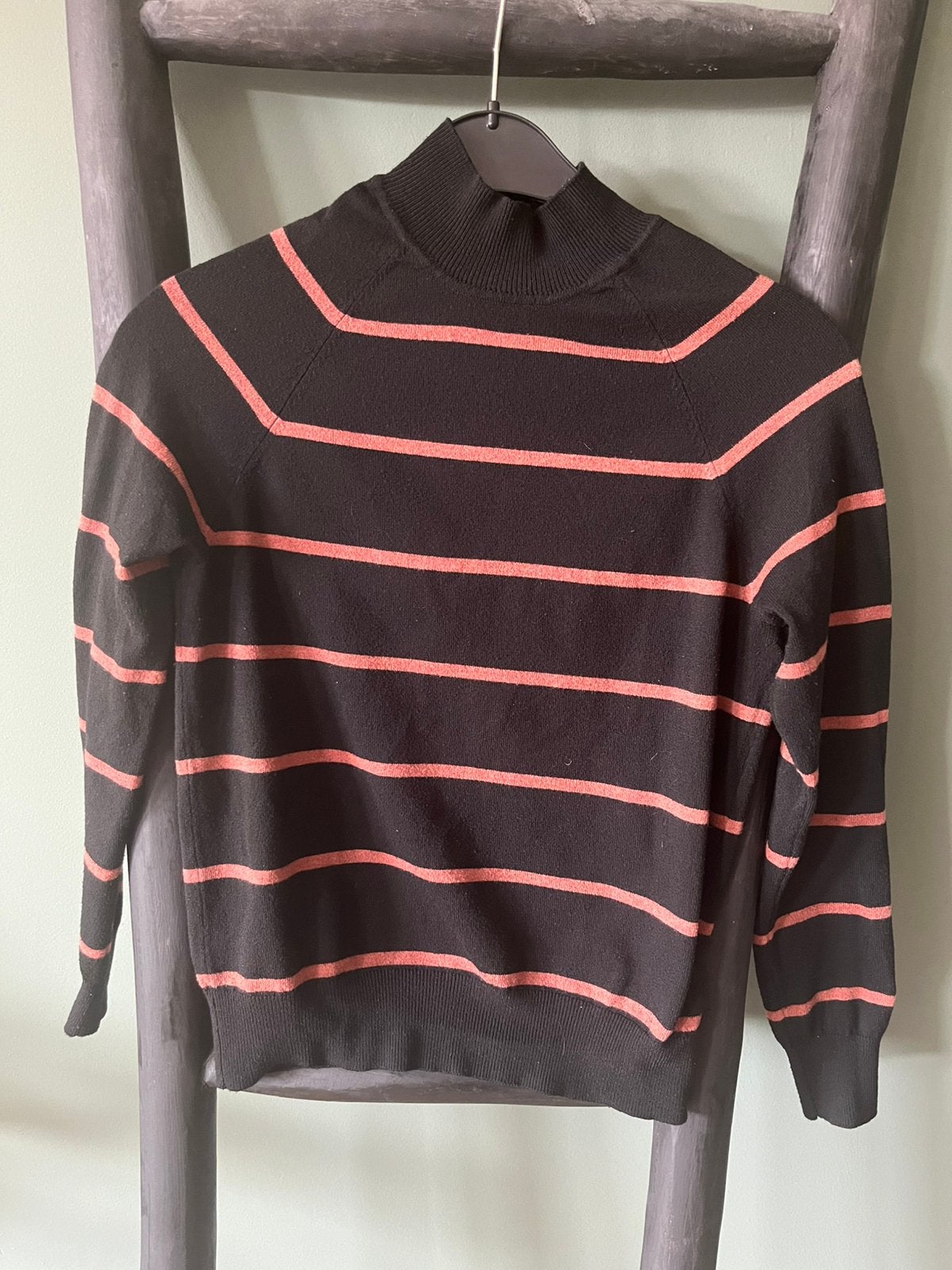 Zwart roze col truitje S truien sweaters pullover trui, Kleding | Dames, Verzenden, Gedragen, Maat 36 (S), Zwart