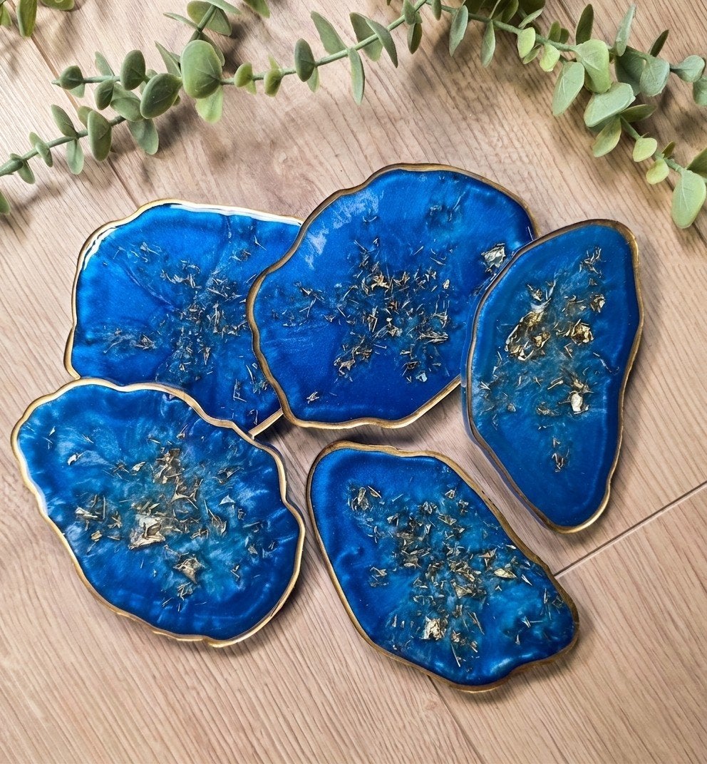 onderzetters epoxy, Huis en Inrichting, Woonaccessoires | Onderzetters, Ophalen of Verzenden, Handgemaakt