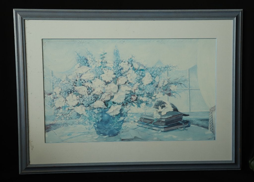 Poster van bloemen, Ophalen, Gebruikt, 100 tot 125 cm, Foto of Poster