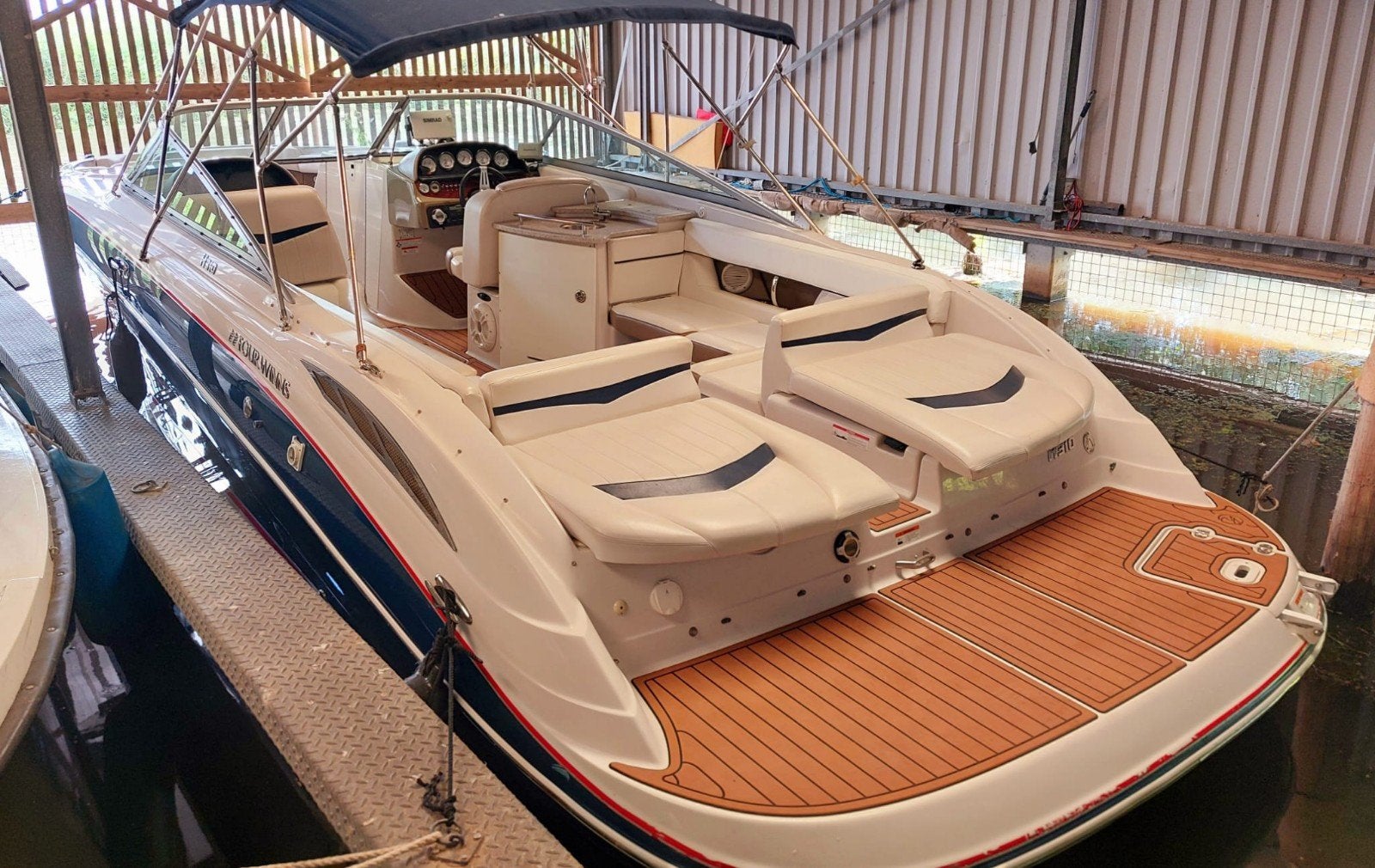 Prachtige Four Winns H310 Bowrider BJ08 2X 6.2 V8, Watersport en Boten, Ophalen, Gebruikt, Binnenboordmotor, 200 pk of meer