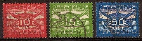 Nederland Luchtpost 1/3 gestempeld 1921, Postzegels en Munten, Postzegels | Nederland, Ophalen of Verzenden, T/m 1940, Gestempeld
