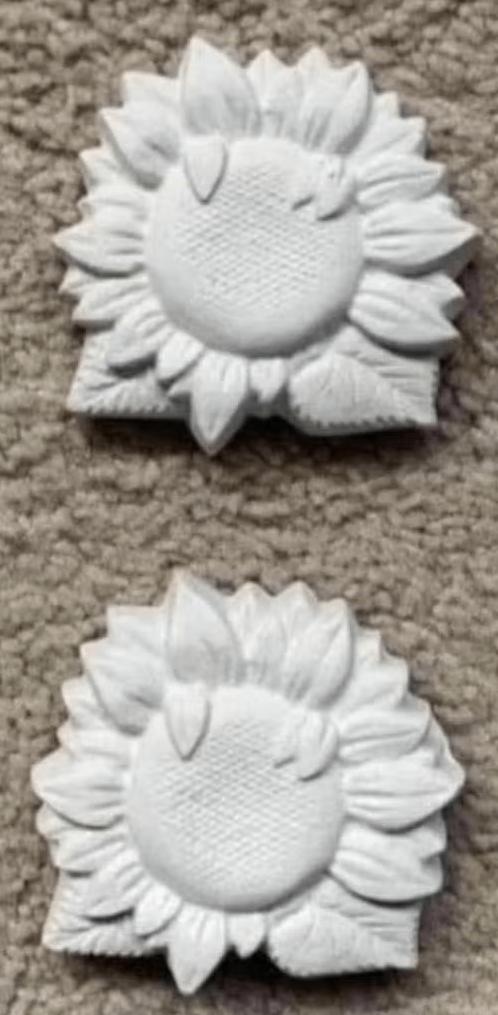 Bloemen, zonnebloemen van gips om te beschilderen, knutselen, Ophalen of Verzenden, Nieuw