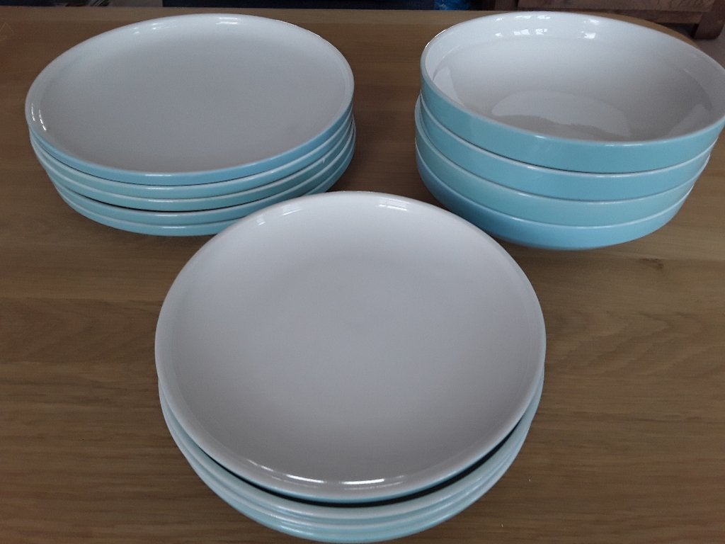 Hema dinerborden, pasta / soepborden, broodbordjes, Ophalen, Hema, Gebruikt, Bord(en)