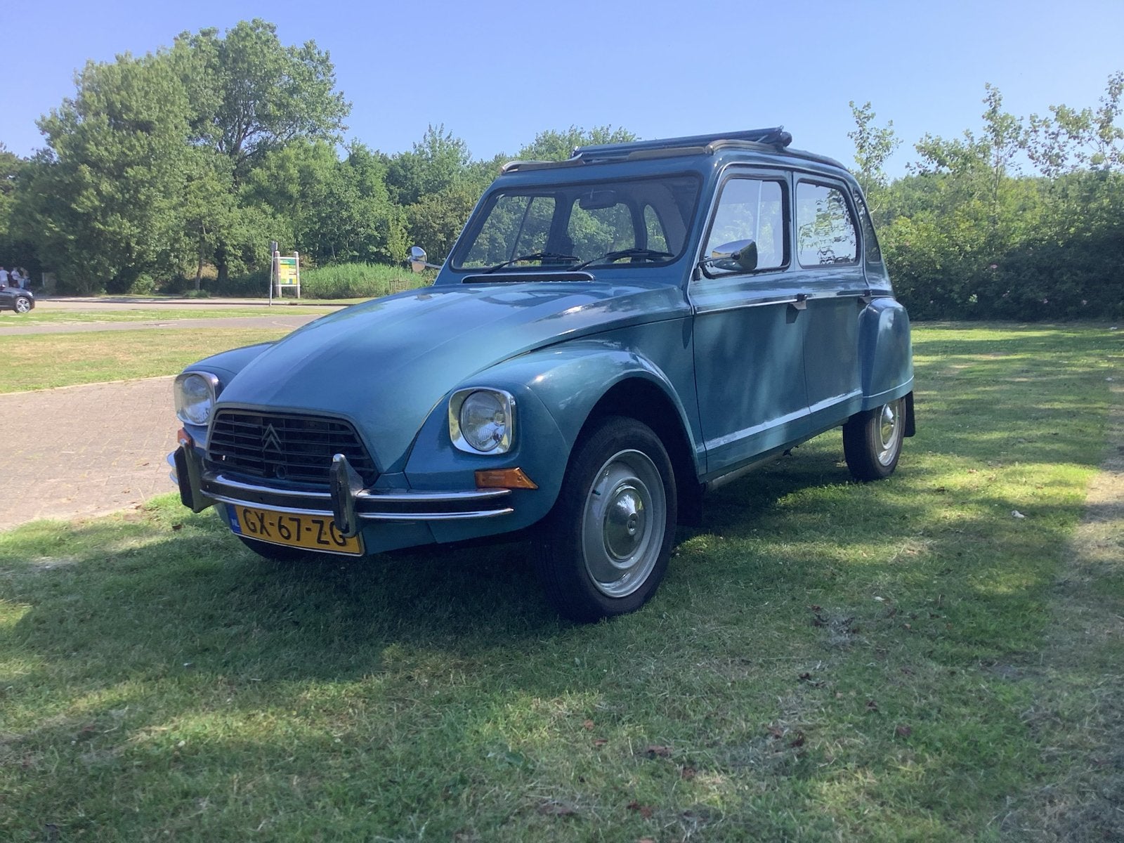 Citroën Dyane 0.6 1981 Blauw, Auto's, 602 cc, 595 kg, Blauw, Origineel Nederlands