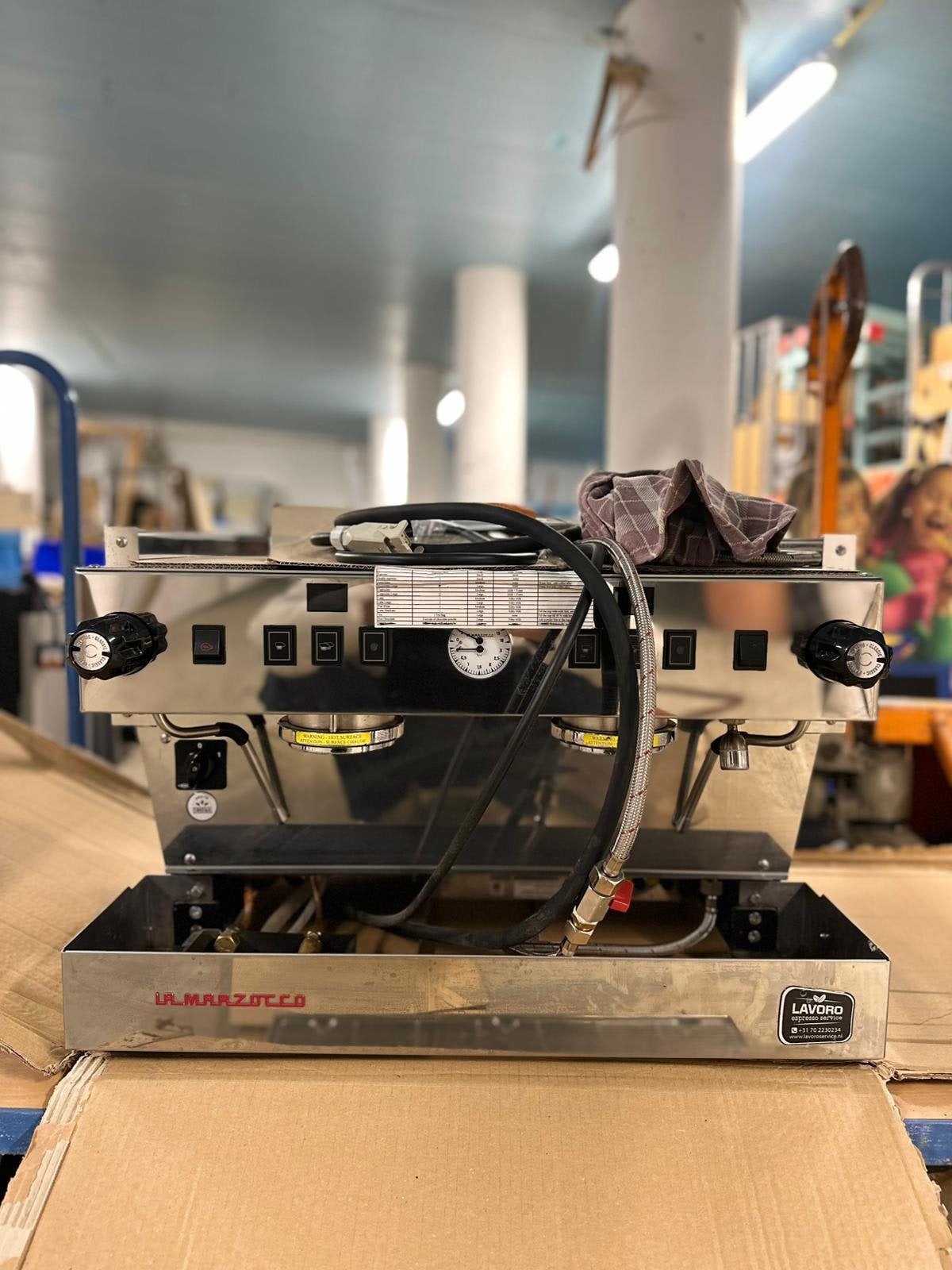 Koffiemachine la marzocco linea 2023 juli, Ophalen of Verzenden, Zo goed als nieuw, Koffiemachine
