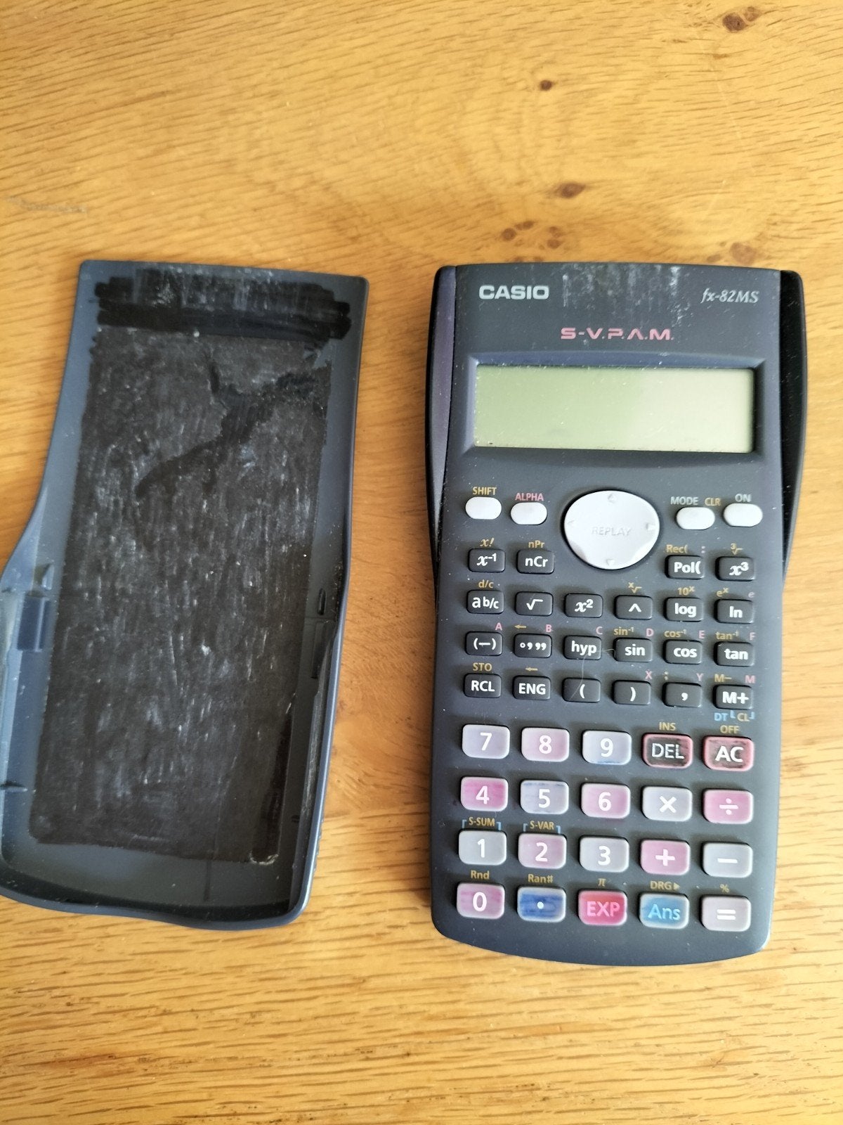 Casio fx-82MS, Ophalen, Gebruikt