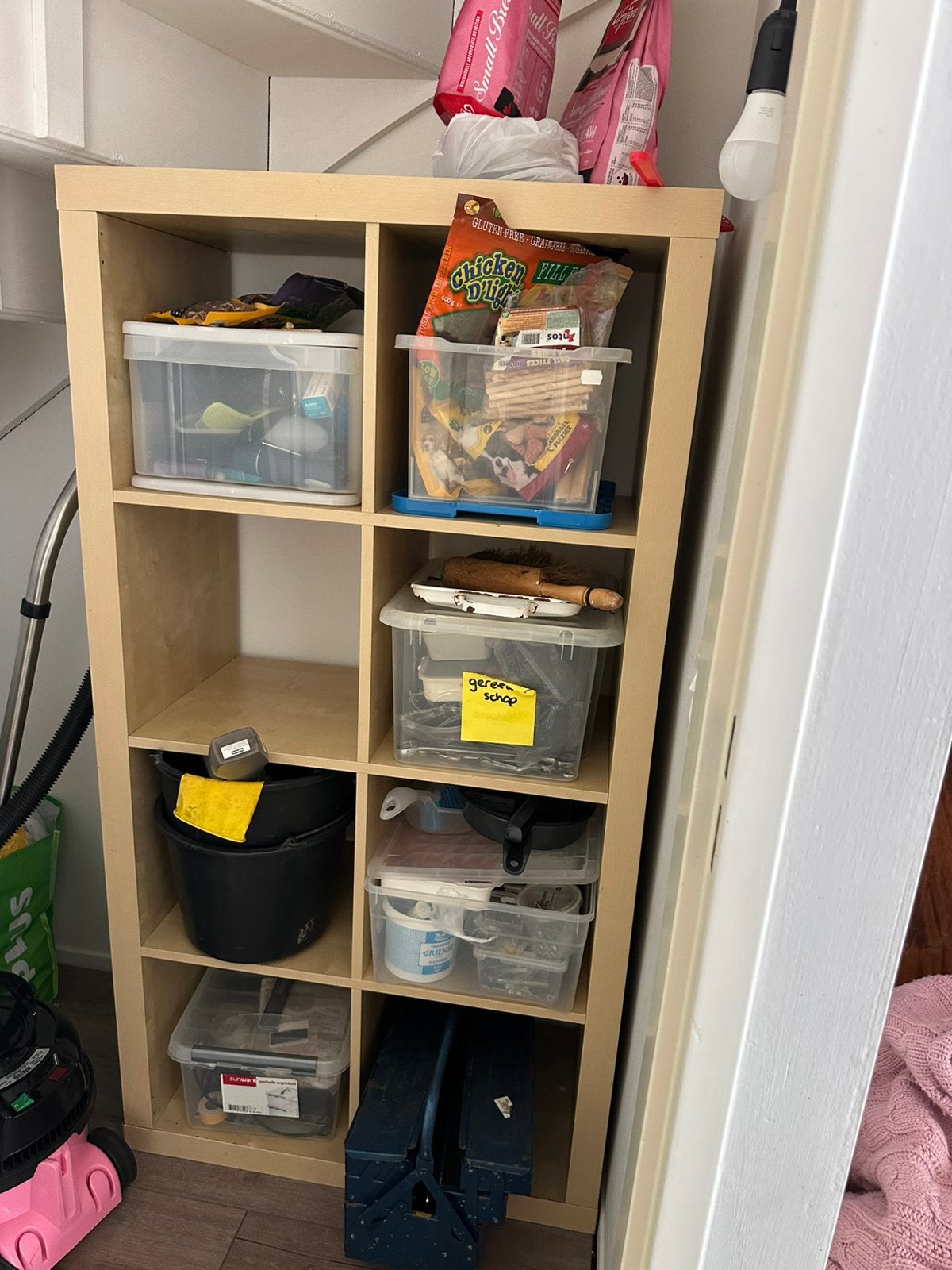 3 x kallax ikea  kasten, Ophalen, Gebruikt