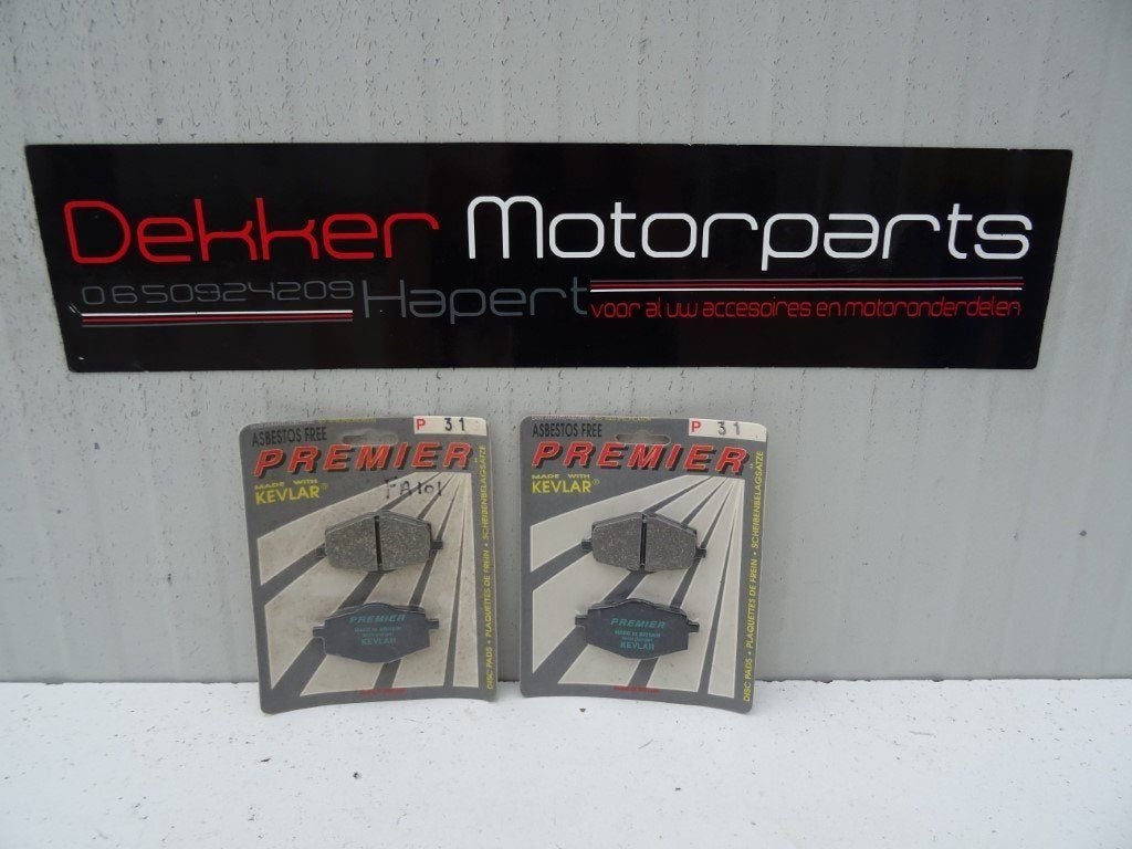 Premier remblokken voorzijde P31 Yamaha DT125 XT350 TDR50, Motoren, -, -, Nieuw, Ophalen of Verzenden
