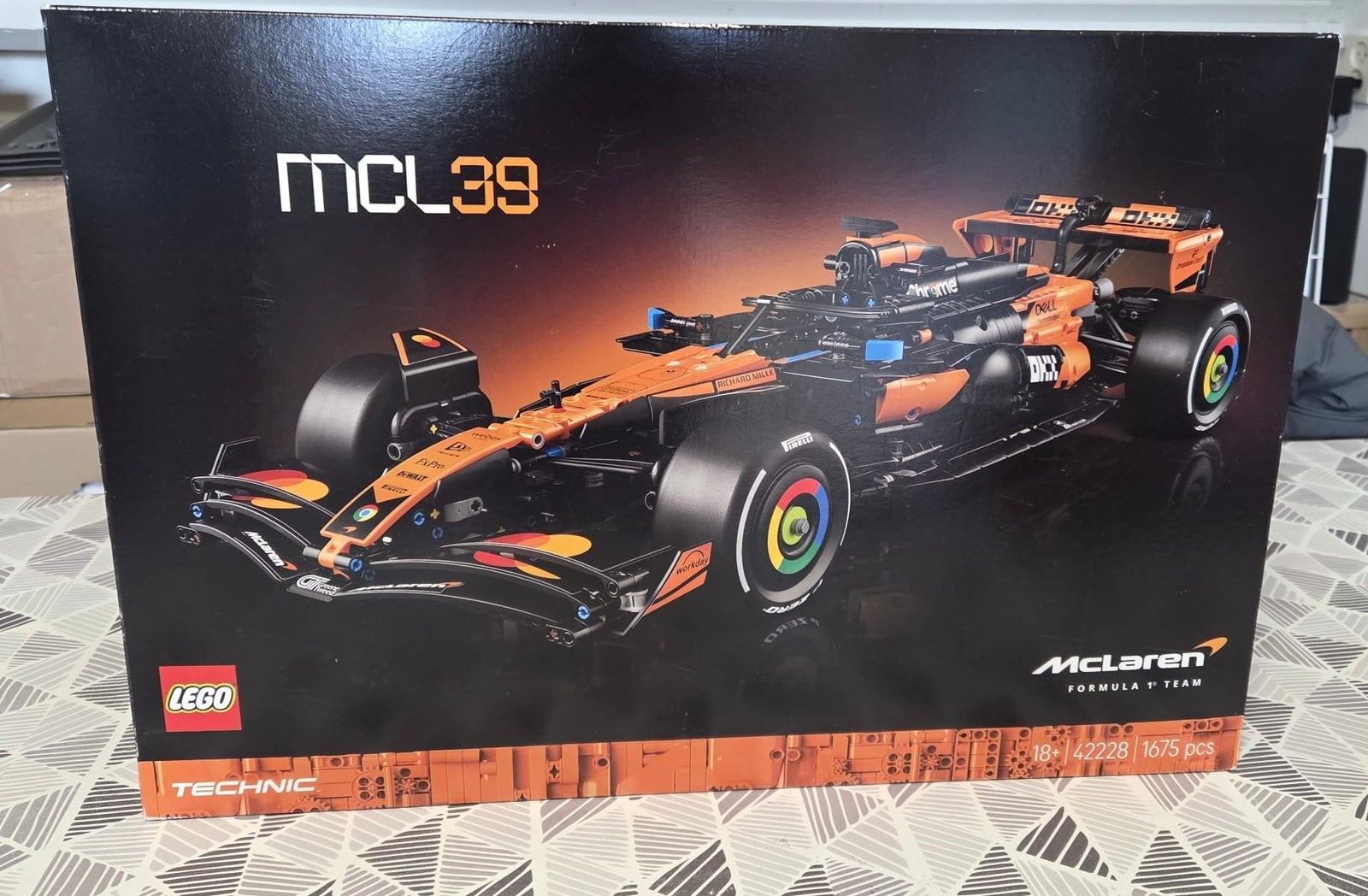 Lego Technic set McLaren F1 auto 42228 NIEUW, Lego, Nieuw, Ophalen of Verzenden, Technic