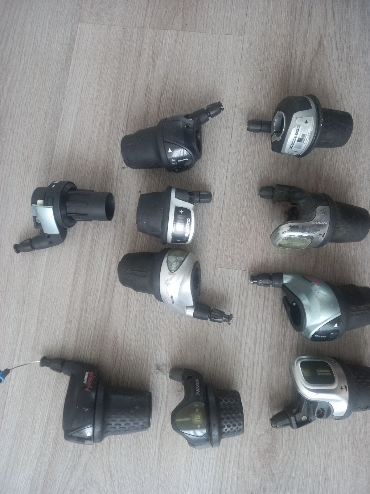 10 x shimano versnellingshifters, Ophalen of Verzenden, Gebruikt