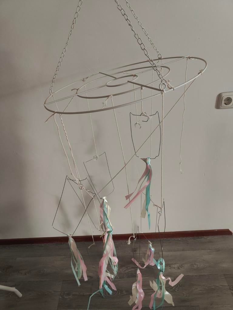 Lampion houders met lintjes, Ophalen
