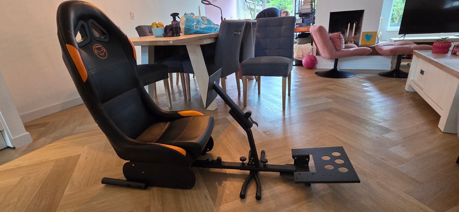 Qware Gaming Race Stoel - Gamestoel – opvouwbaar – Vin, Ophalen, Zo goed als nieuw