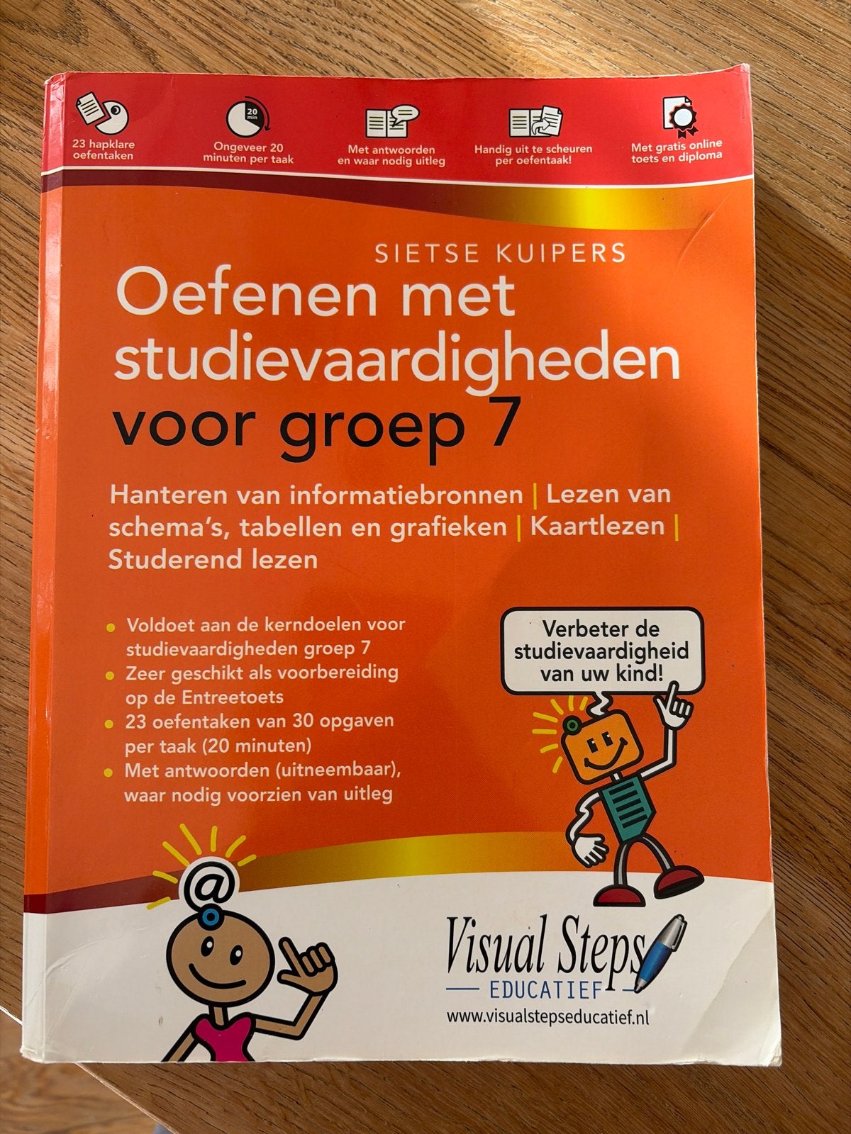 Oefenen met Studievaardigheden voor Groep 7, Boeken, Schoolboeken, Ophalen of Verzenden, Zo goed als nieuw, Overige niveaus, Overige vakken