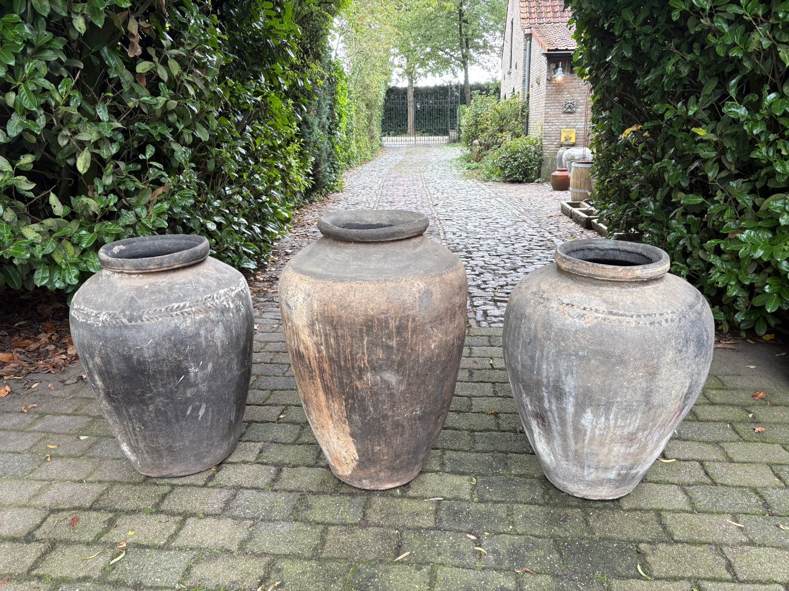 3 oude grote kruiken uit India, Ophalen, Gebruikt, Overige kleuren, Nvt