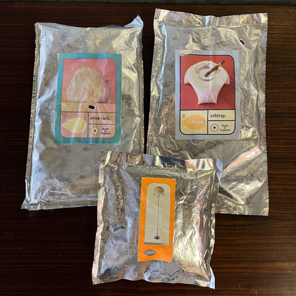 Nieuwe set Inflate Studio opblaasbare items jaren 90, Ophalen of Verzenden