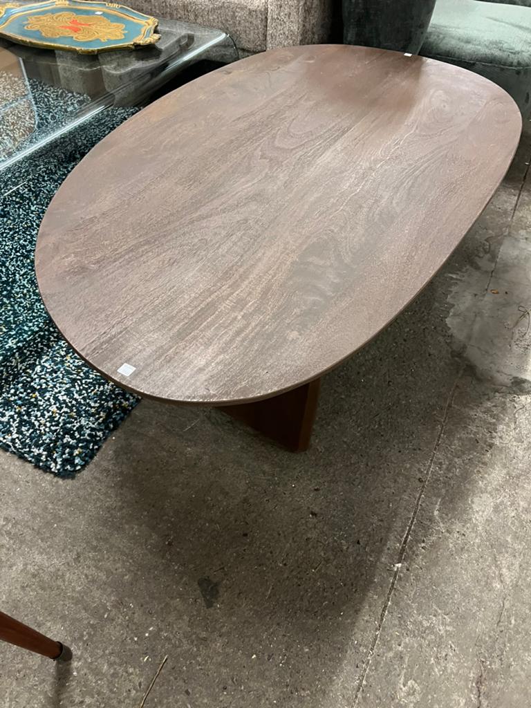 Ovale salontafel nieuw!, Huis en Inrichting, Tafels | Eettafels, Ophalen, 100 tot 150 cm, ., Nieuw