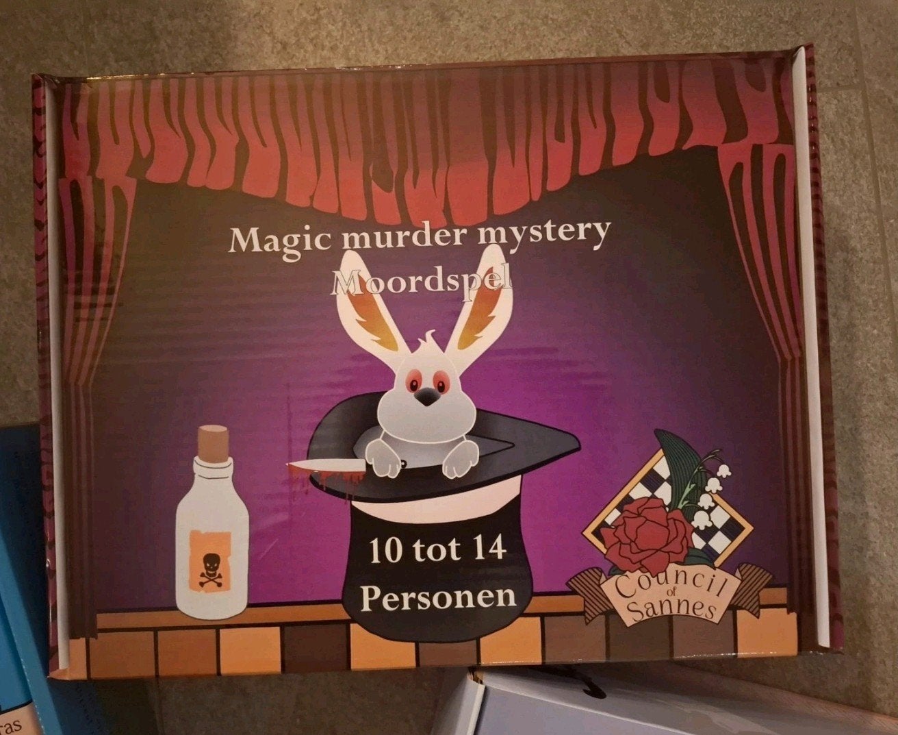 Moordspel: Magic Castle Society (10-14 personen), Hobby en Vrije tijd, Vijf spelers of meer, Ophalen of Verzenden, Nieuw, Council of Sannes