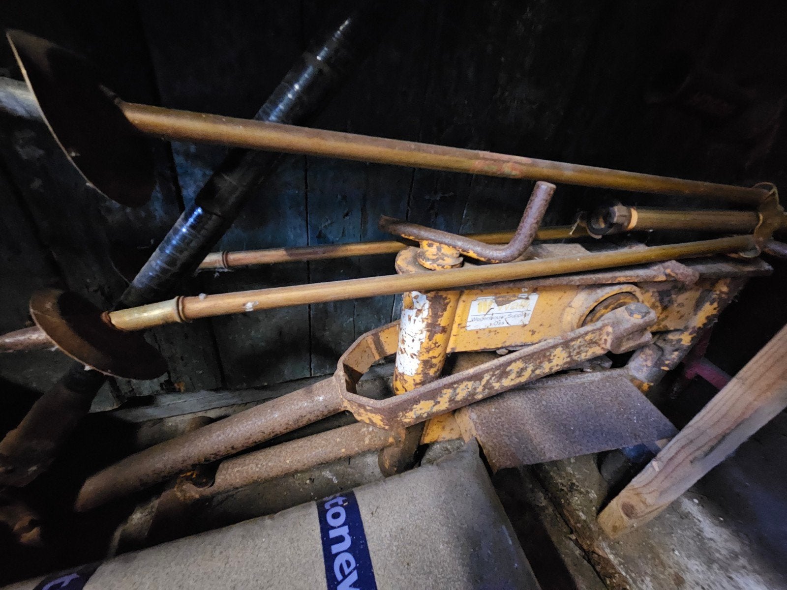 Stenen knipper zware uitvoering, Ophalen