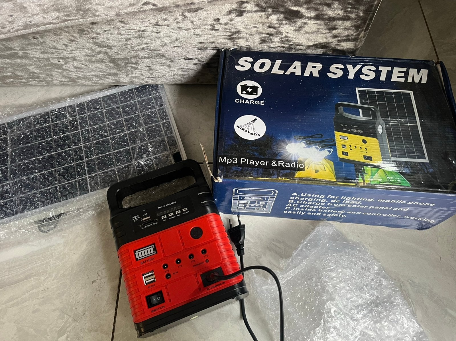 Solar System Stroomgenerator Zonnepaneel Nieuw, Ophalen of Verzenden, Nieuw