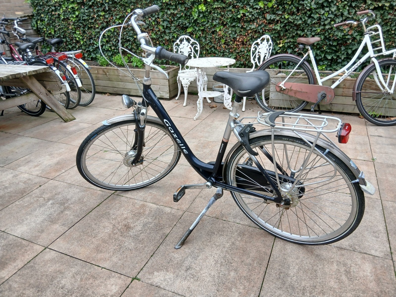 gazelle orange damesfiets, Ophalen, Gebruikt, 47 tot 50 cm, Versnellingen