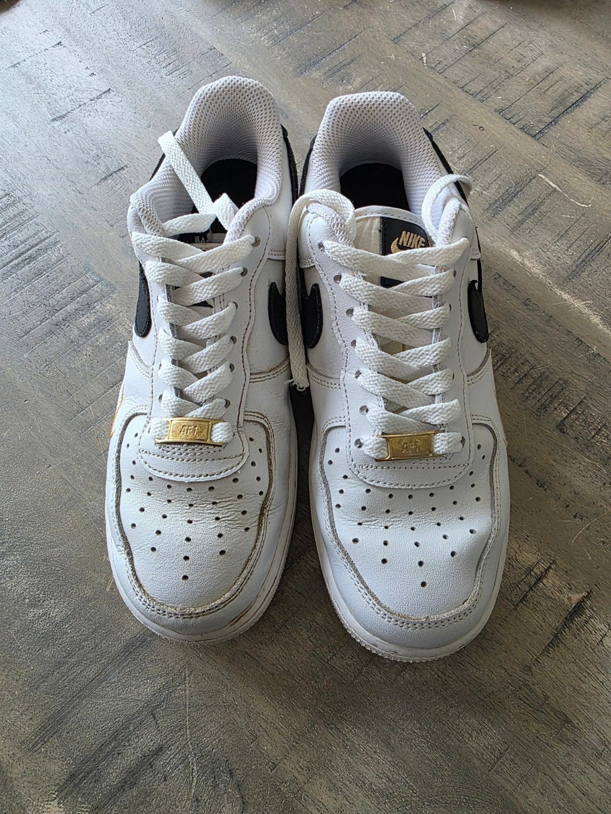 Witte Nike Air Force 1 sneakers maat 37,5 unisex, Kleding | Heren, Ophalen, Wit, Sneakers of Gympen, Gedragen