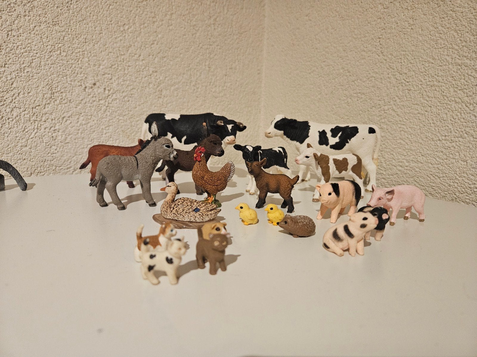 Grote set Schleich boerderijdieren, Kinderen en Baby's, Speelgoed | Actiefiguren, Ophalen of Verzenden, Gebruikt