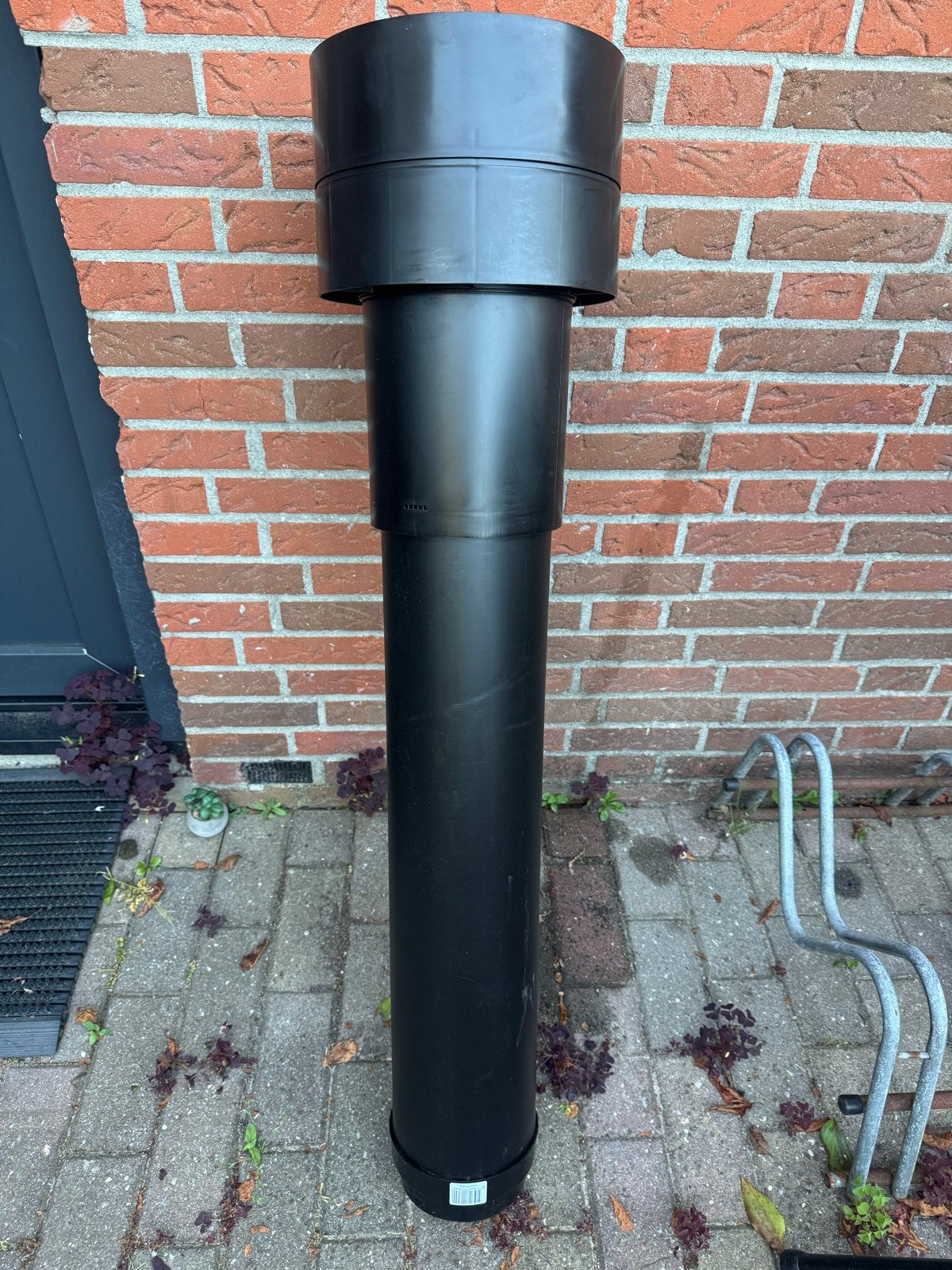 Zwarte PP afvoerbuis ventilatie 150mm, Ophalen, Nieuw, Minder dan 2 meter, 80 mm of meer