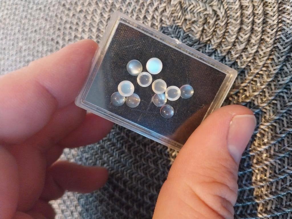 Maansteen met mooie gloed, Sieraden, Tassen en Uiterlijk, Edelstenen, Ophalen of Verzenden