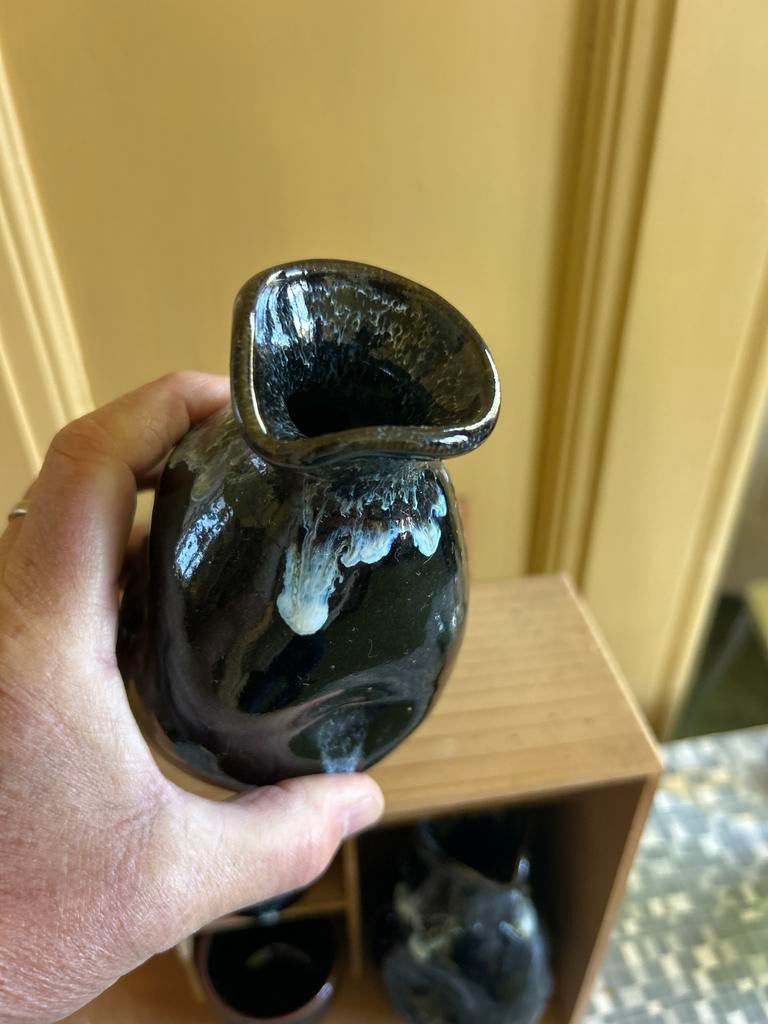 Mooie keramische sake set met karaffen en kopjes, Ophalen of Verzenden, Keramiek, Overige stijlen, Kop(pen) en/of Schotel(s)
