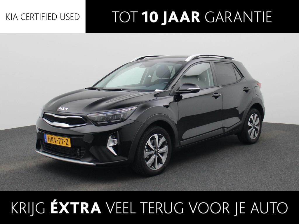 Kia Stonic 1.0 T-GDi MHEV DynamicPlusLine | Climate Control, Auto's, Kia, 12 maanden, Euro 6, Zwart, Origineel Nederlands