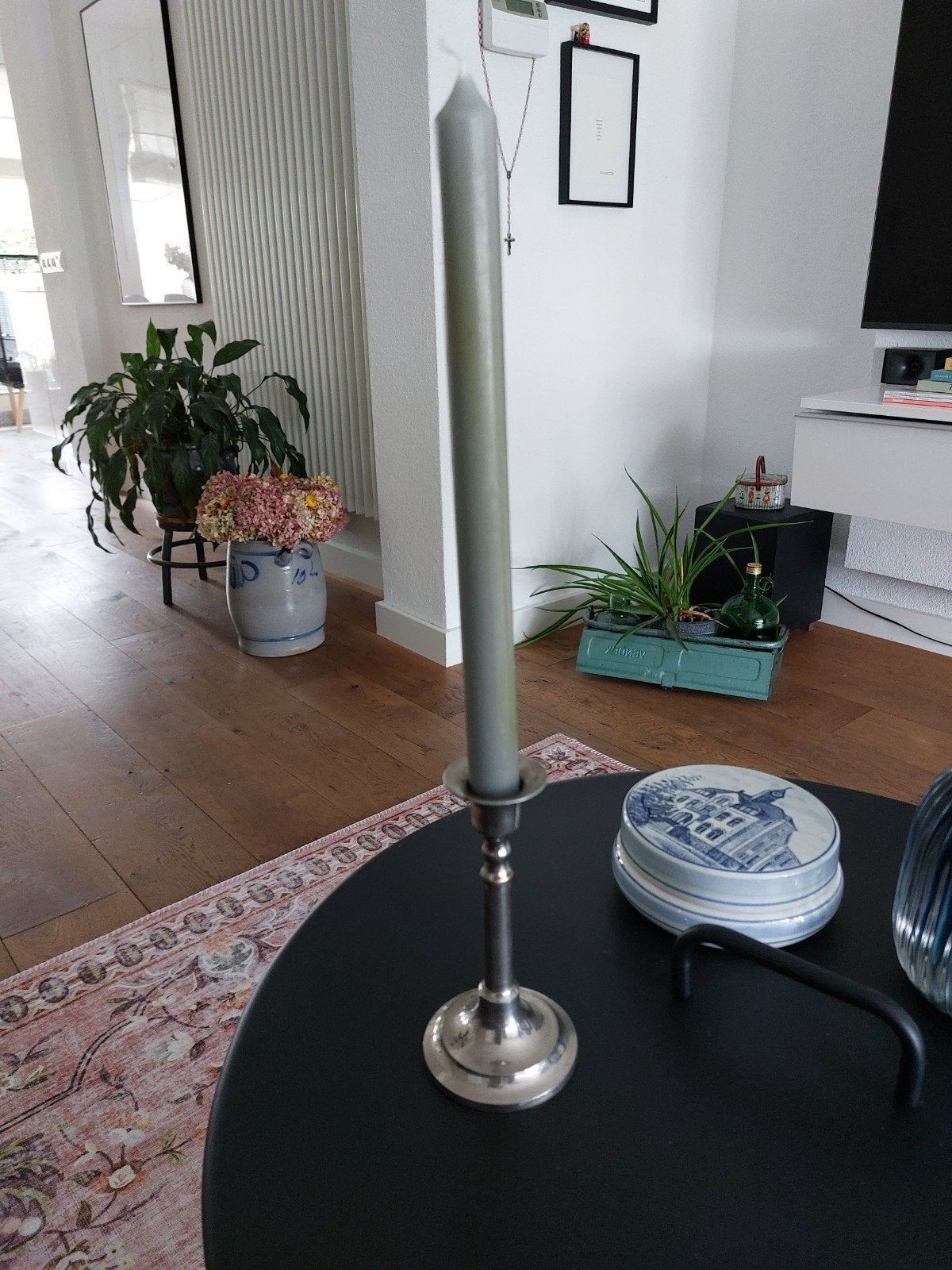 Vintage kandelaar, Ophalen of Verzenden, Overige materialen