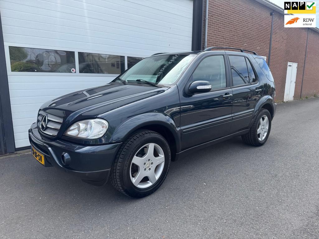 Mercedes-Benz M-klasse AMG 55 I Schuifdak I Youngtimer I Tre, Auto's, Automaat, Gebruikt, 347 pk, Zwart