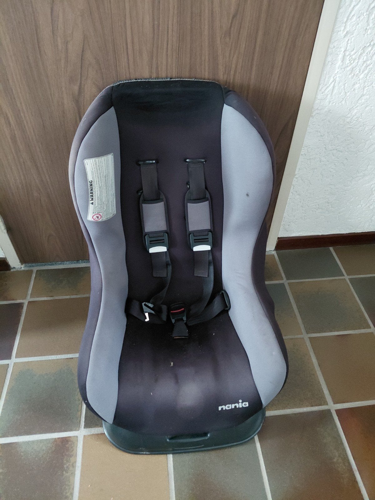 Nania autostoel 0-18 kg - Veilig en comfortabel, Autogordel, 0 t/m 18 kg, Zo goed als nieuw, Ophalen