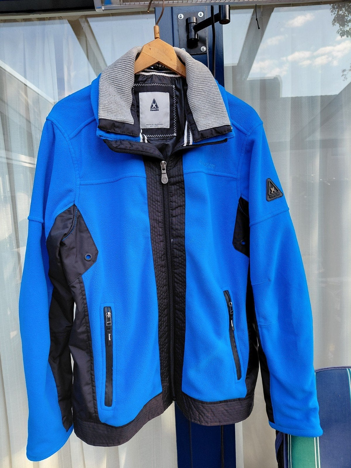 Gaastra Fleece Jas - Blauw met Zwarte Details, Gaastra, Blauw, Maat 56/58 (XL), Ophalen of Verzenden