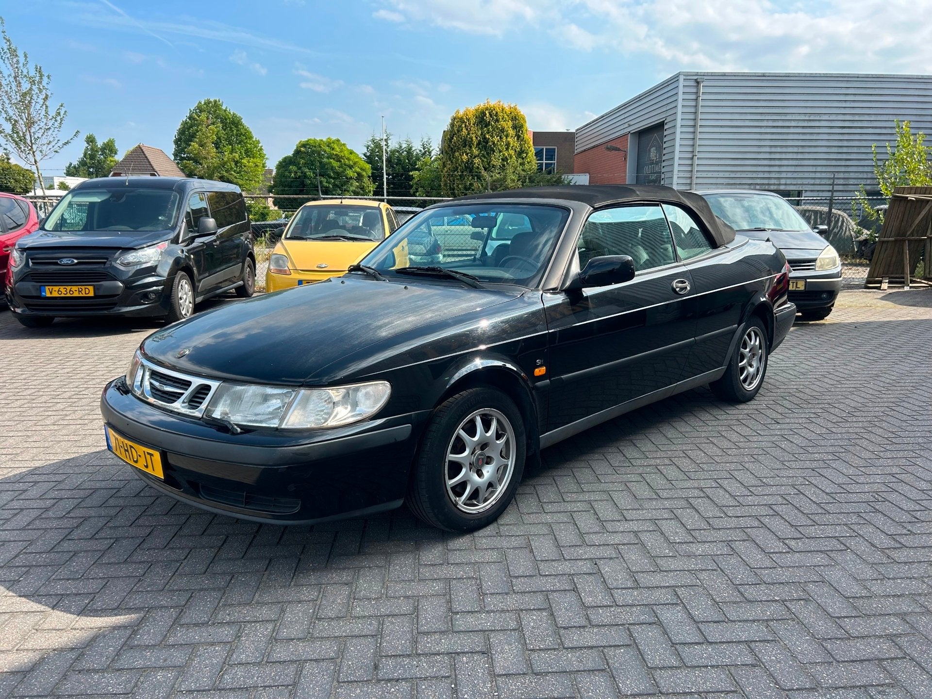 Saab 9-3 Cabrio 2.0t S | LEER | KOUDE AIRCO |, 730 kg, Gebruikt, 4 cilinders, Cabriolet