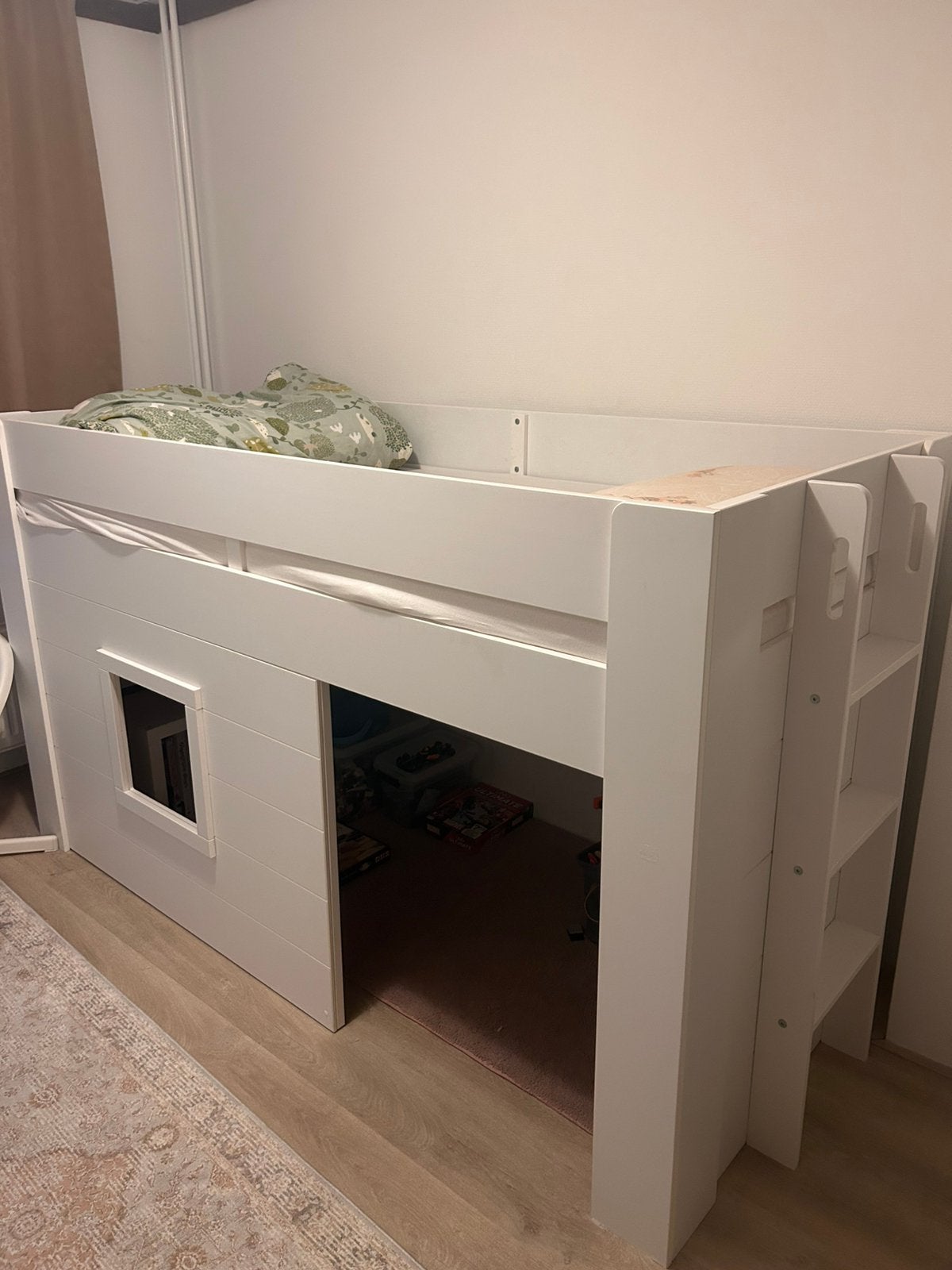 Kinderbed / hoogslaper, Ophalen, Eenpersoons, 210 cm, Minder dan 160 cm