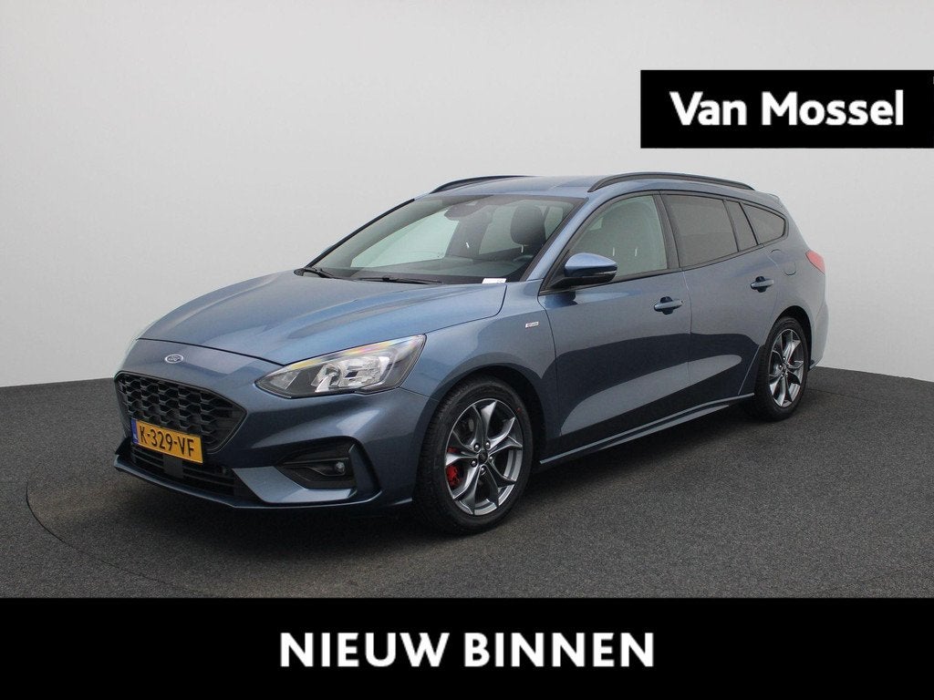 Ford Focus Wagon 1.0 EcoBoost Hybrid ST Line X Business | WI, Auto's, Ford, 12 maanden, Gebruikt, Blauw, Origineel Nederlands