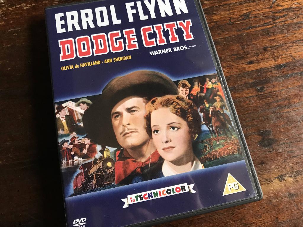 DODGE CITY (Errol Flynn, Olivia de Havilland) UK Import DVD, Gebruikt, Alle leeftijden, Ophalen of Verzenden, Voor 1940
