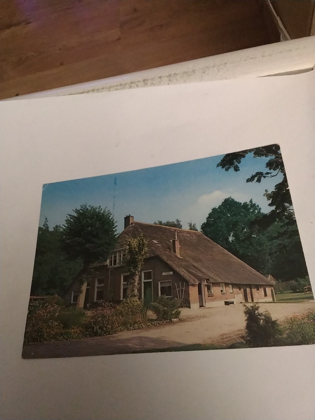 Oude Veluwse boerderij Loenen (Veluwe) - Ansichtkaart 1977, Ophalen of Verzenden, 1960 tot 1980, Gelopen, Gelderland