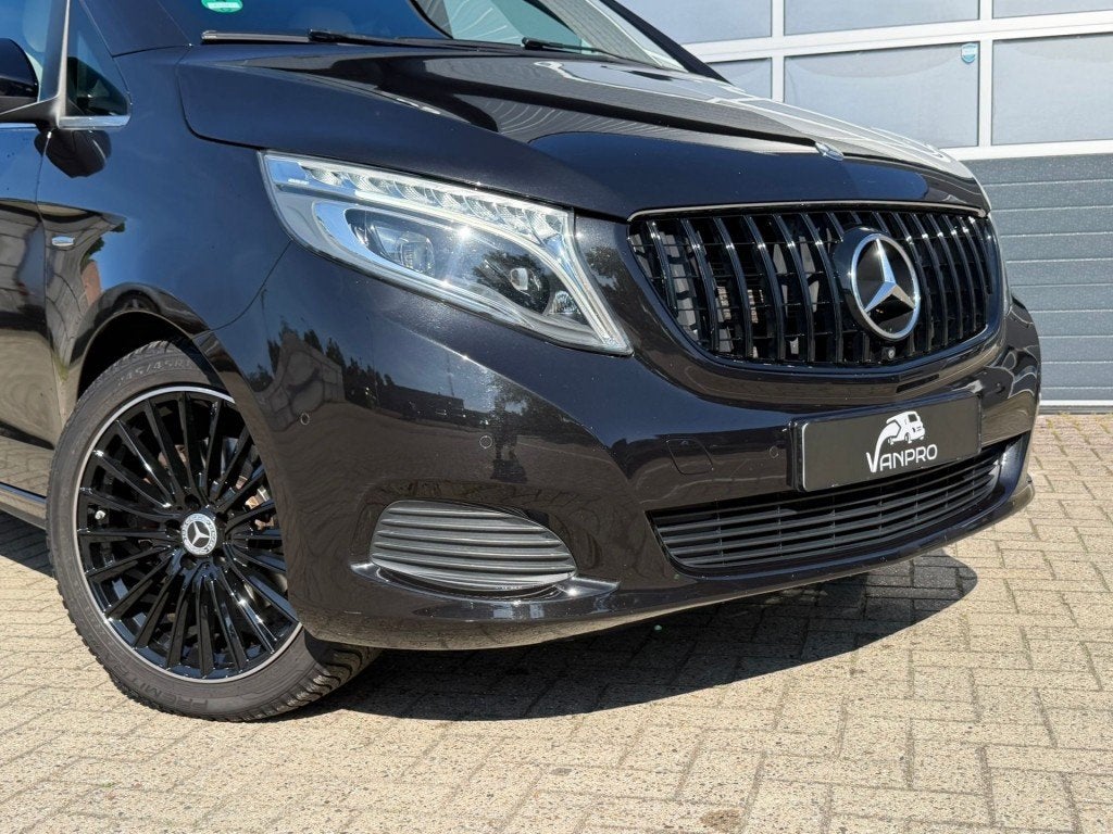 Mercedes-benz V-KLASSE 250d 190PK Lang Dubbel cabine MARGE /, Auto's, Bestelauto's, Automaat, Zwart, Bedrijf, Diesel