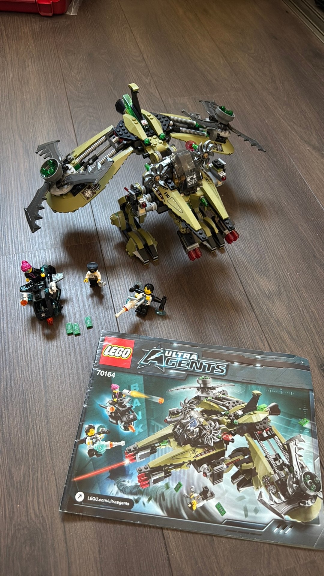 Lego 70164 ultra agents hurricane heist, Ophalen of Verzenden, Zo goed als nieuw