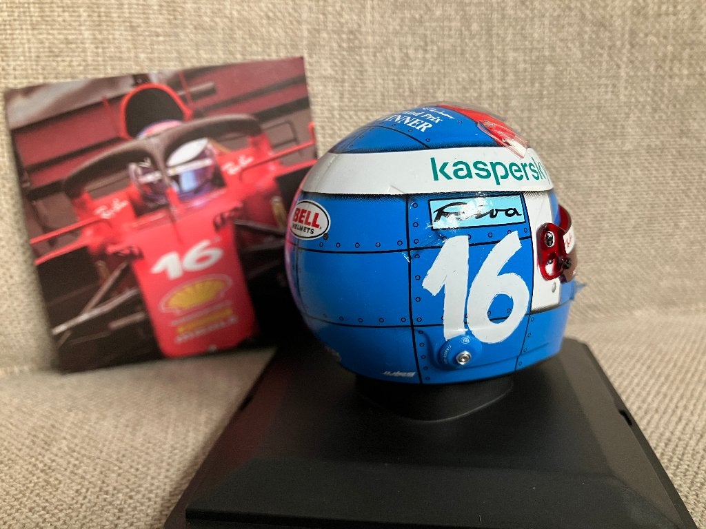 ✅ Charles Leclerc 2021 Monaco 1:5 helm Ferrari F1 Spark CL16, Ophalen of Verzenden, Nieuw, Formule 1