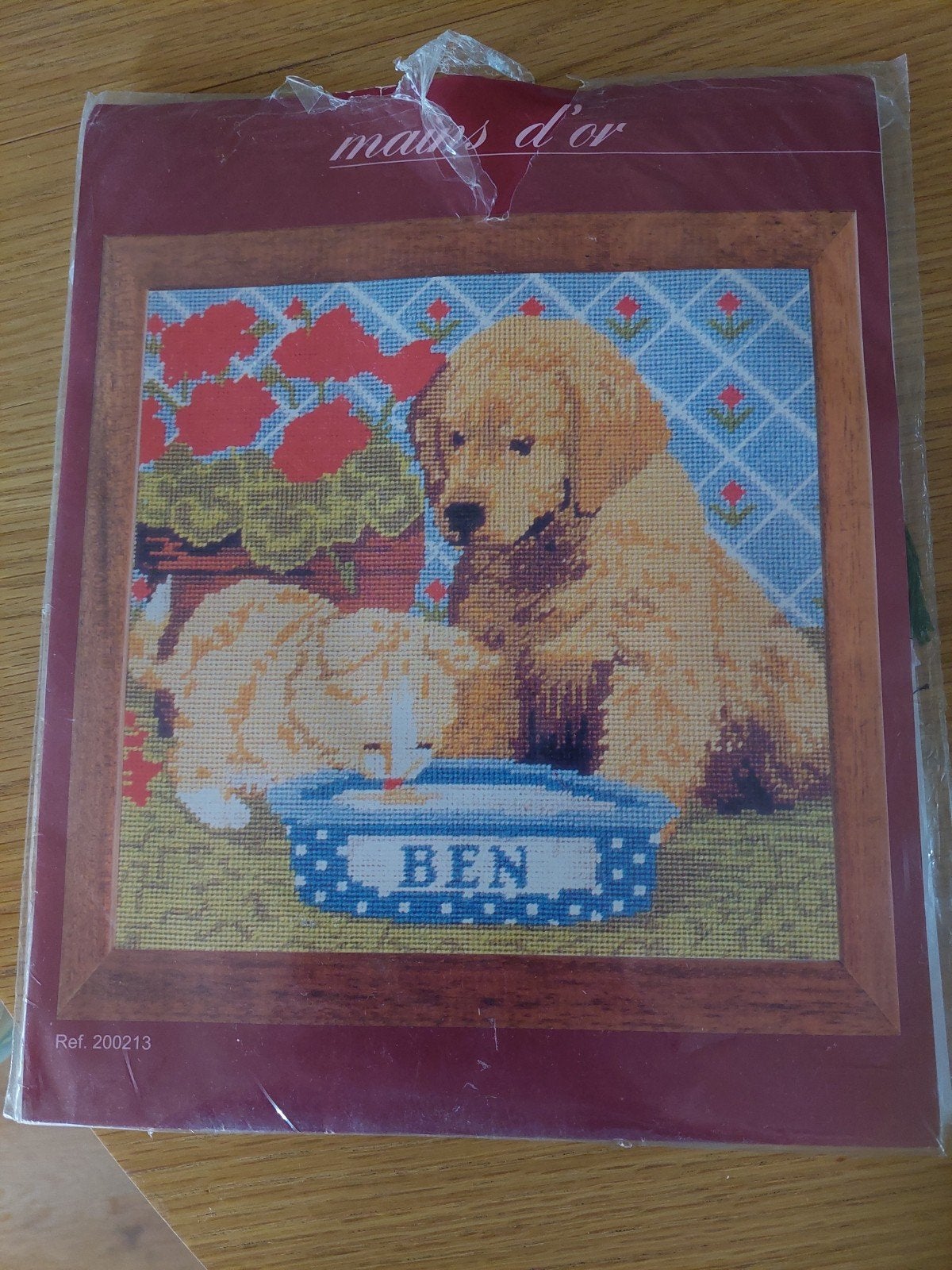 Borduurpakket Hond en Kat - Nieuw in verpakking, Ophalen of Verzenden, Nieuw, Handborduren, Borduurpakket