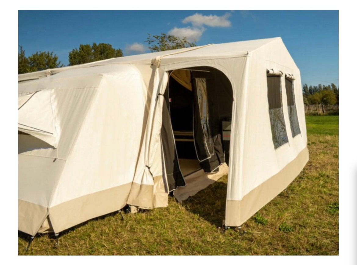 Combi Camp Country achtertent, inclusief frame! Met YKK rits, Ophalen, Zo goed als nieuw