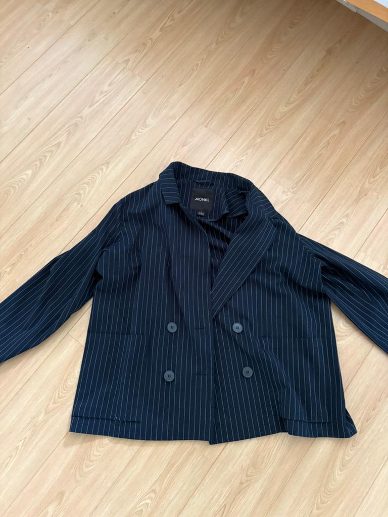 Oversized blazer, Kleding | Dames, Ophalen of Verzenden, Zo goed als nieuw, Maat 42/44 (L), Blauw
